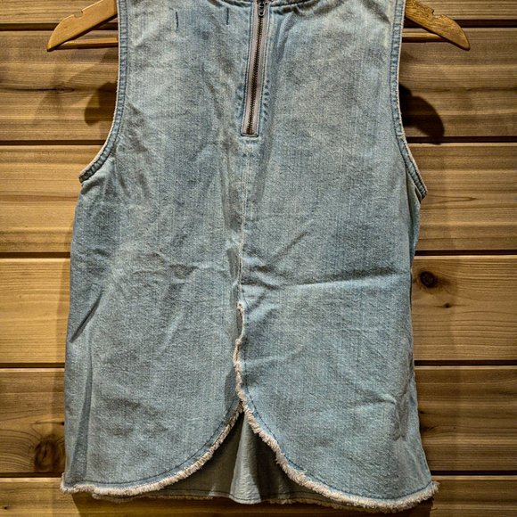 Denim, Zip-Back Tank - Picture 3 of 3